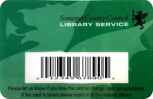 Library Card Thomas Poole Library Nether Stowey