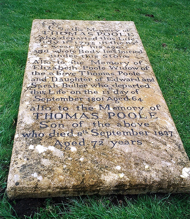 The Grave of Thomas Poole Nether Stowey